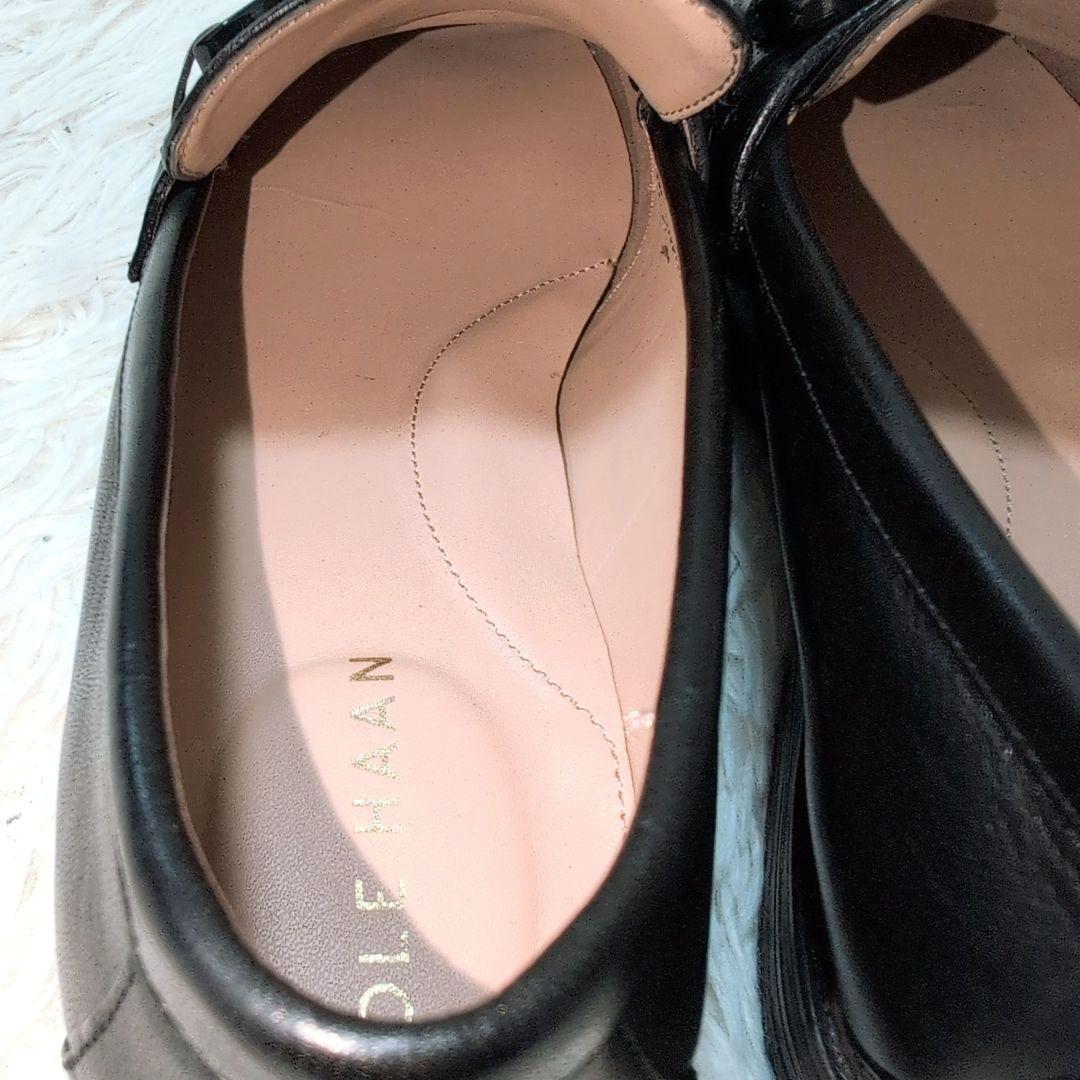 【極美品】コールハーン スタッシ チェーン ローファー ブラック 23.5cm