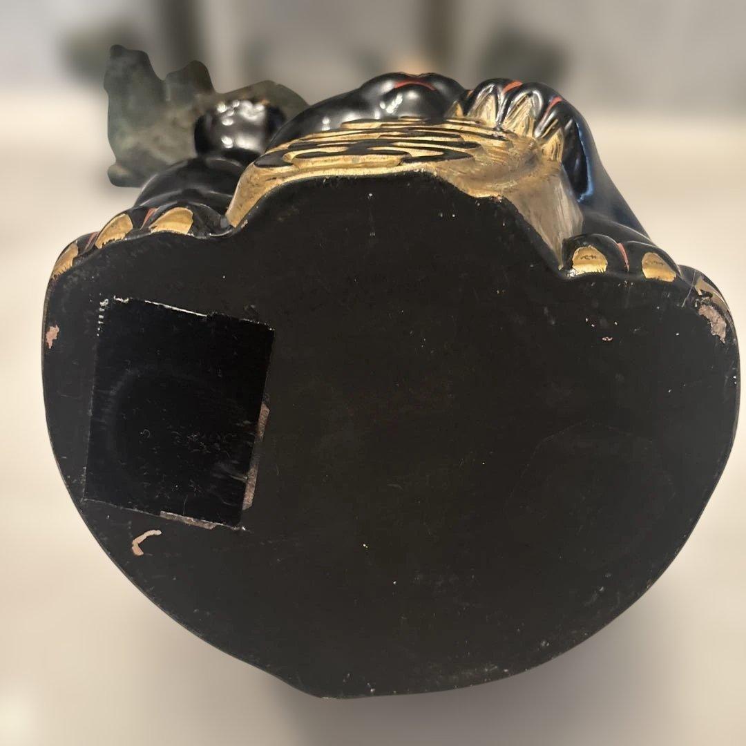 1950-60年代　瞳が美しく雰囲気抜群のふくよかな体型が可愛い特大招き猫