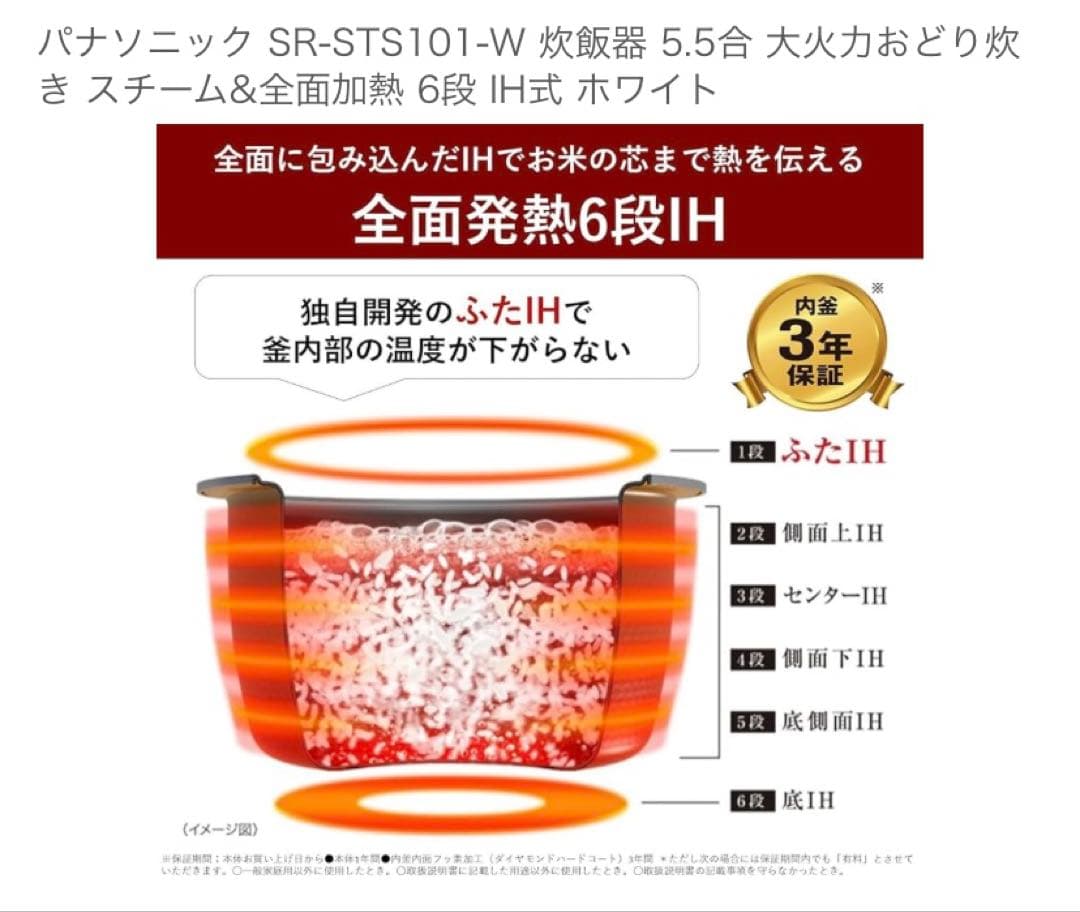 Sendico公式アカウント5 PanasonicSR-STS101IH