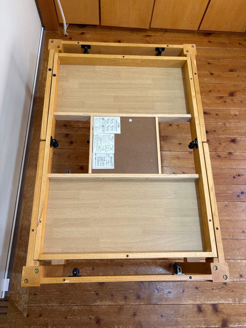 こたつテーブル　W120-180 高さ調節可能（6段階）伸長式（3段階）