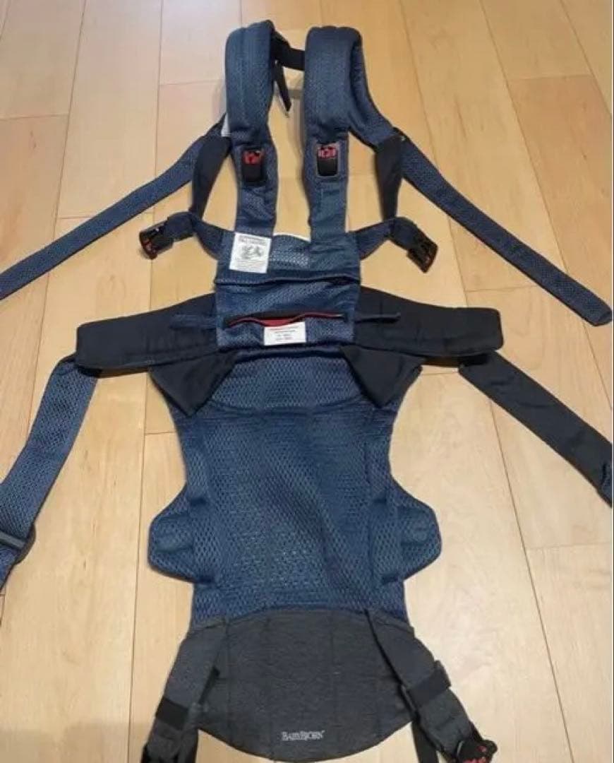 ネイビー 抱っこ紐・おんぶ紐 メッシュ