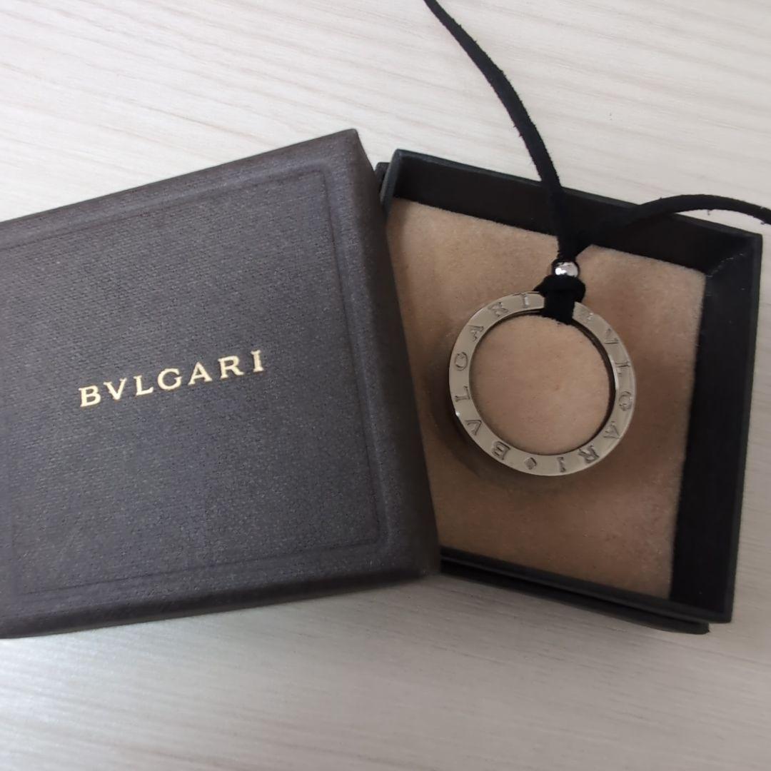 美品 BVLGARI ブルガリ シルバーキーリングチョーカー ボックスケース付