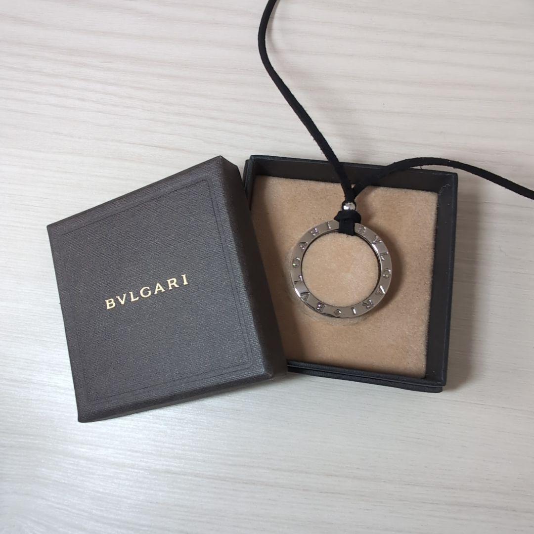 美品 BVLGARI ブルガリ シルバーキーリングチョーカー ボックスケース付