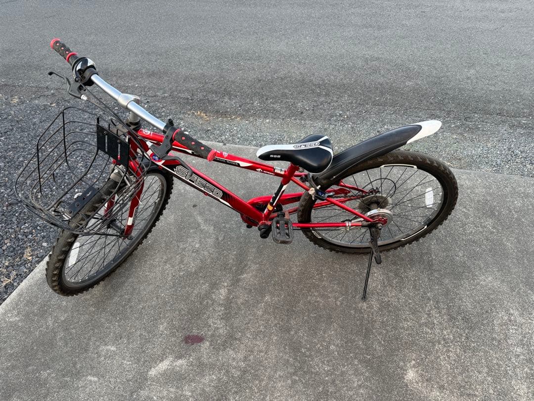 【直接引き渡し限定群馬】24インチ　マウンテンバイクASAHIシマノ６段変速ギア