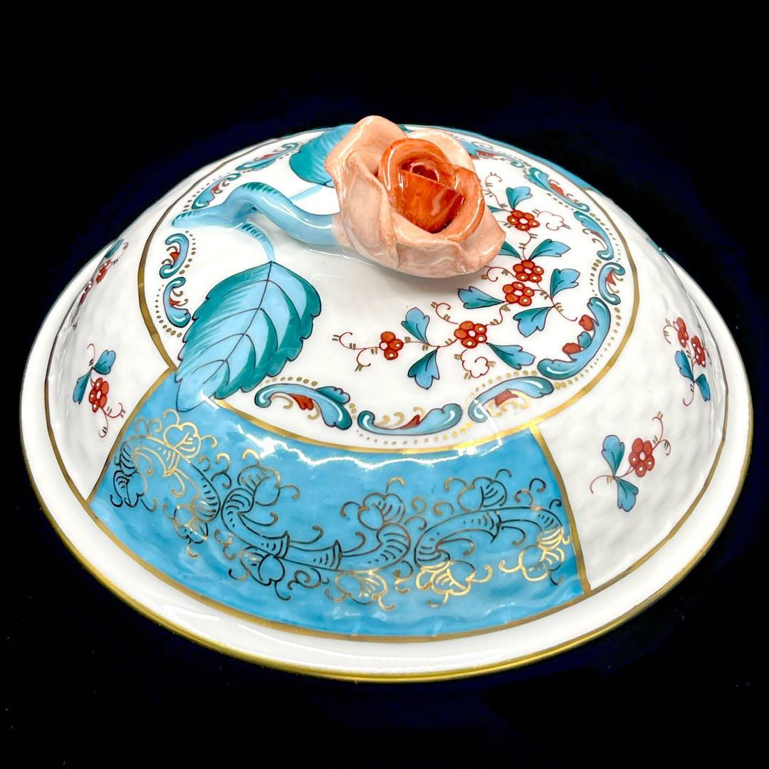 ヘレンド　トゥッピーニの角笛 シュガーポット