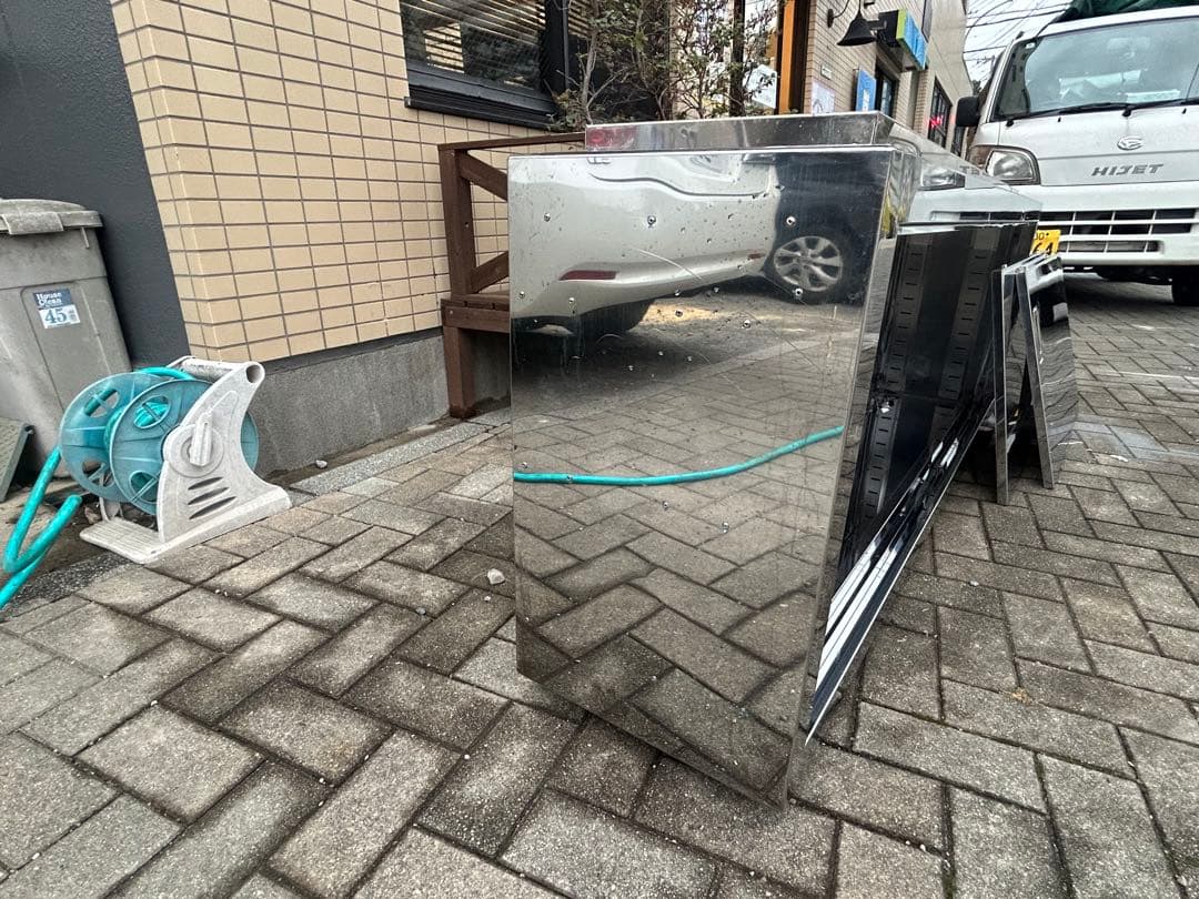 業務用　吊り戸棚　ステンレス製　180cm