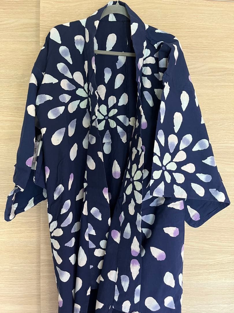 【tsumorichisato】ツモリチサト ネイビー 花火柄 浴衣・帯セット