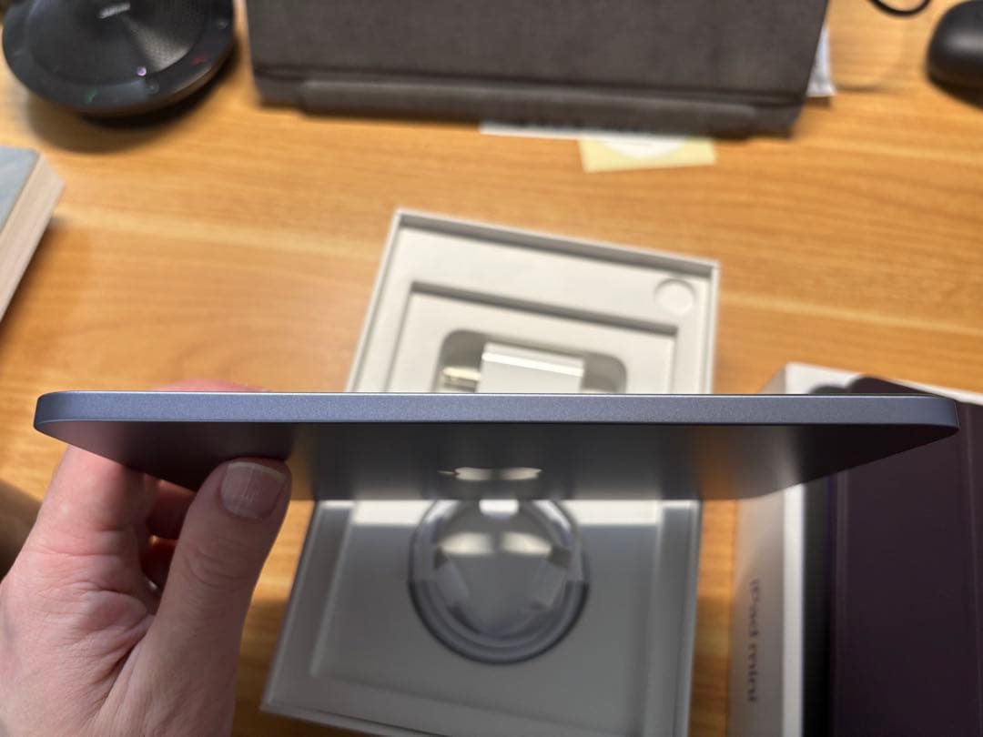 Apple iPad mini (第6世代) パープル カバー付き