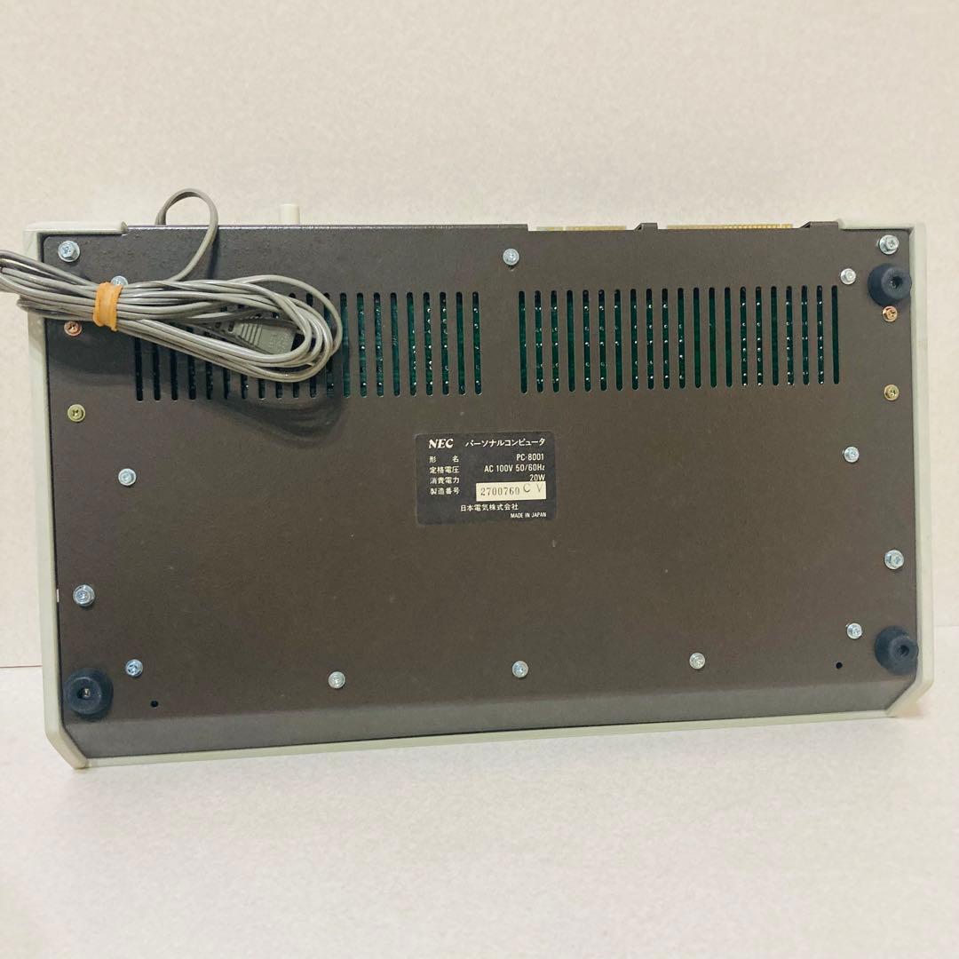 超希少 元箱 デモテープ付 NEC PC-8001 簡易動作確認済み