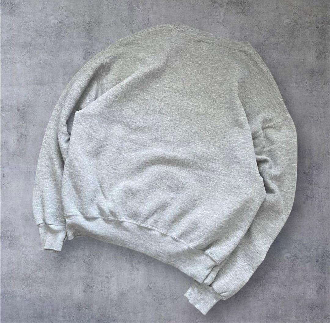 美品！90s USA製 Russell 無地ブランクスウェット グレー