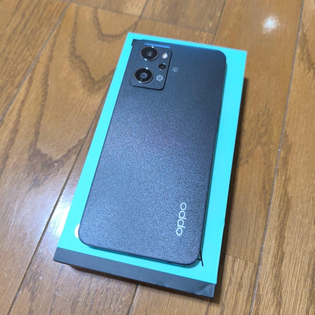 【本日限定価格】OPPO オッポ Reno7 A ブラック 本体 箱付き スマホ