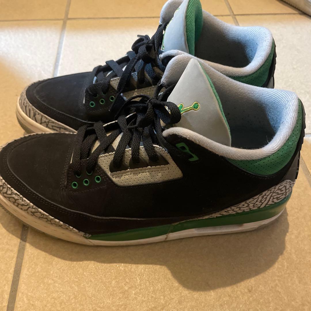 シューズ(男性用) Nike Air Jordan 3 \"Pine Green\"