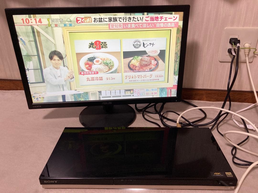 SONY BDZ-ZW1500 4K対応ブルーレイレコーダー