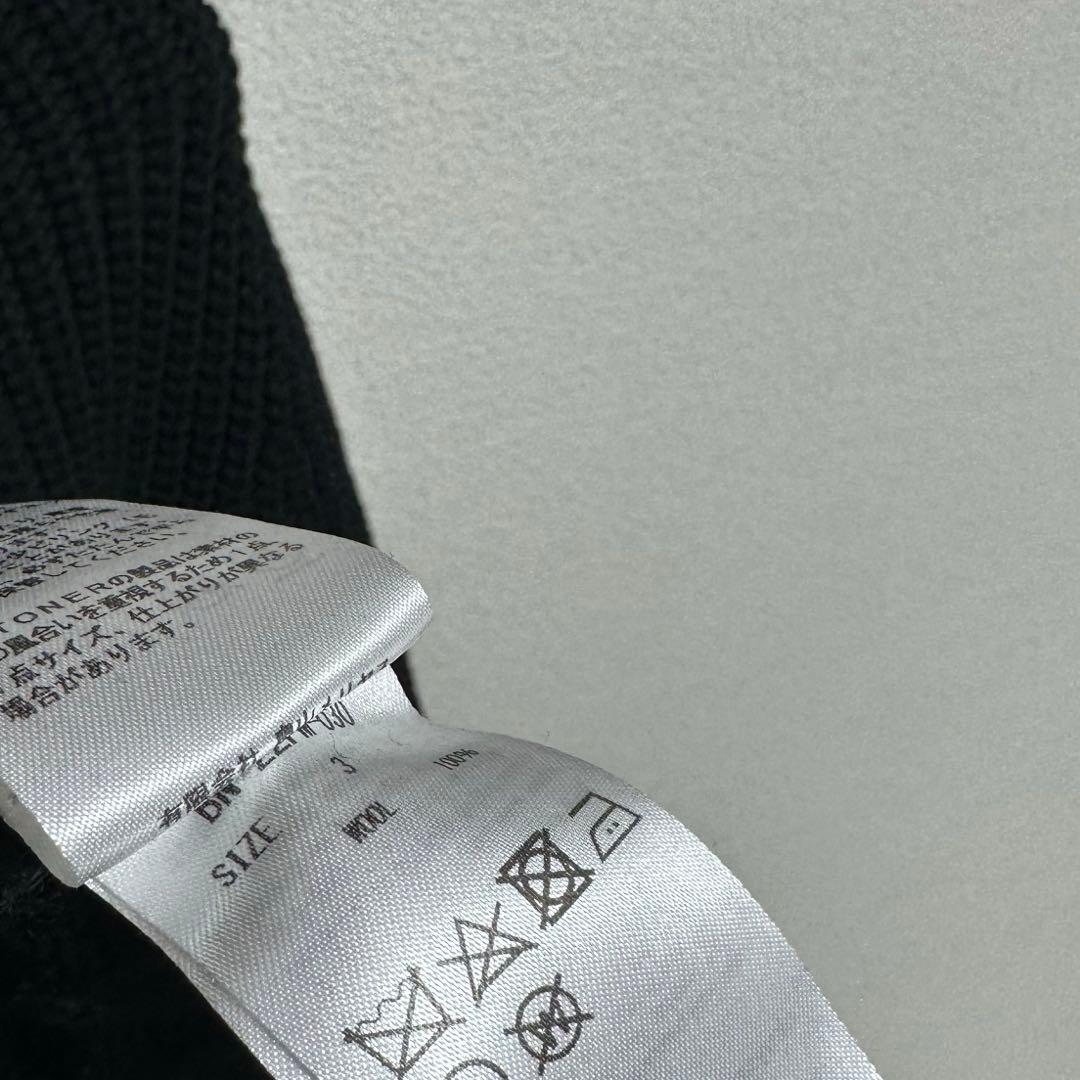 美品 黒 BATONER / SIGNATURE CREW NECK