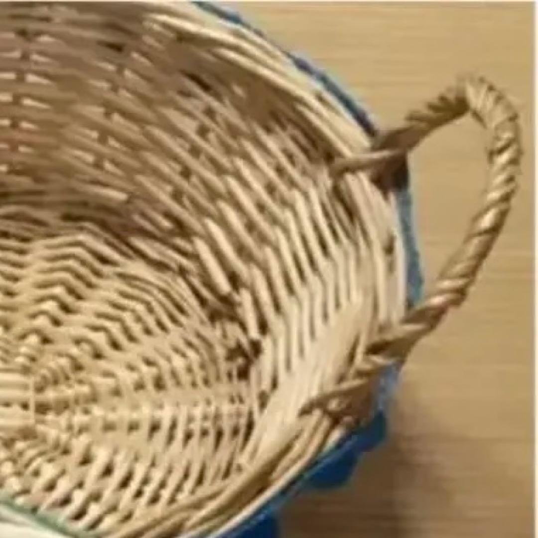 ポンポンテープ ドールフェイス付き　カゴ　1個