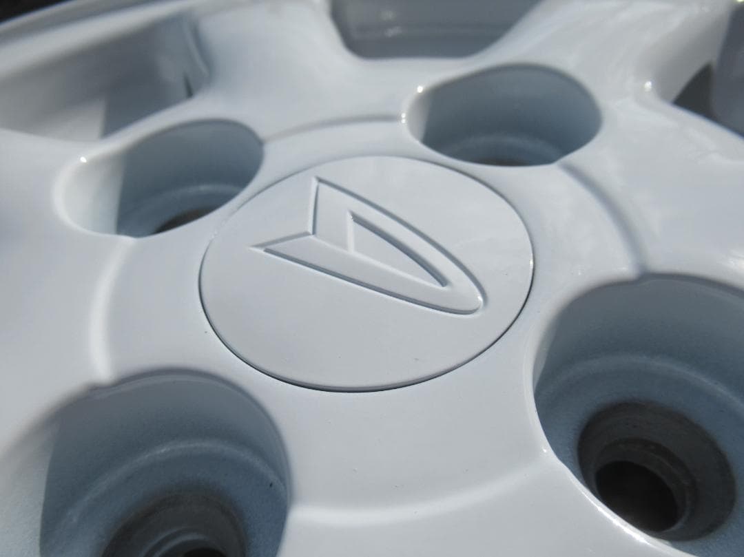 165/55R14 ダンロップ ダイハツ純正 ホワイト ムーブ ジーノ 手渡OK