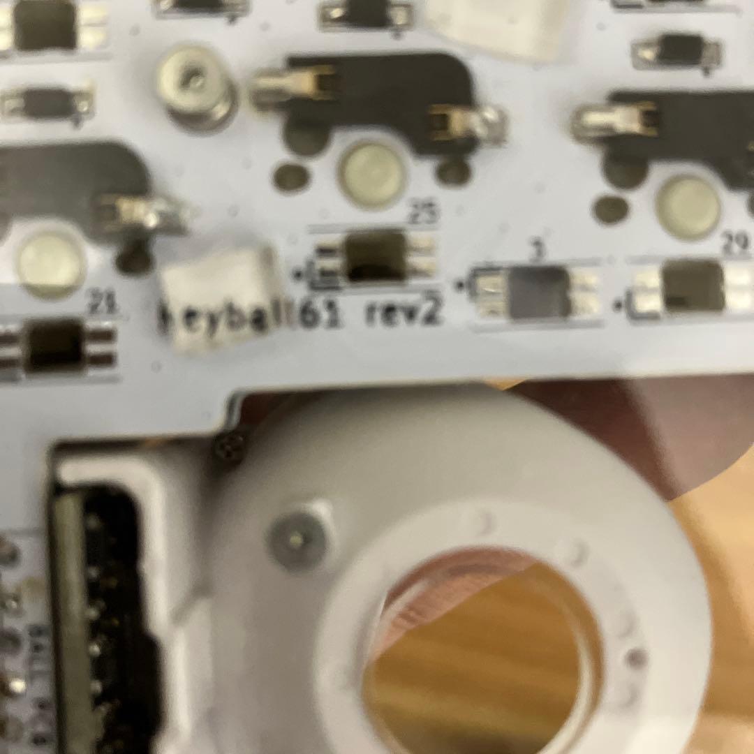 keyball 61 組立済み　ペリックストラックボール