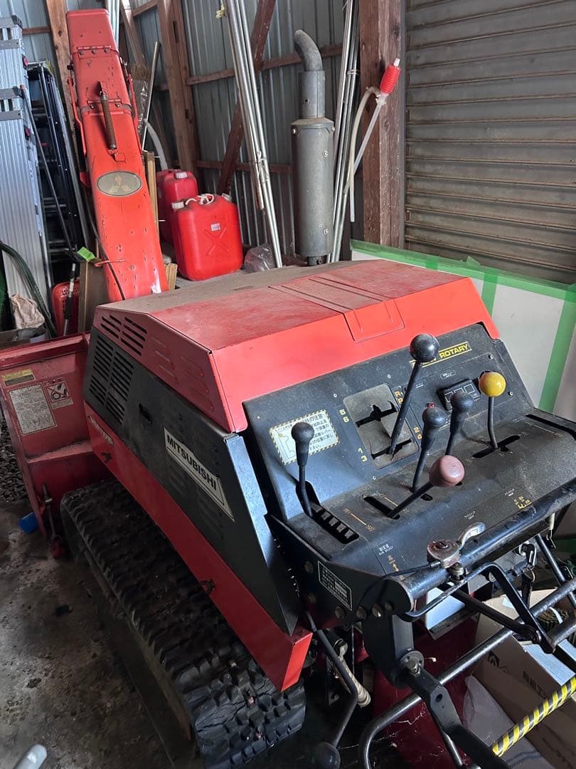 ミツビシ除雪機　スノーロータリー MSR1101D フジイ除雪機