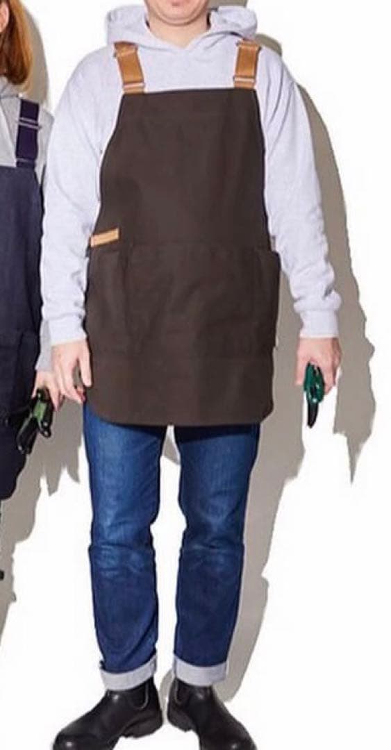 BiB エプロン　ワークエプロン　キャンプ　ボタナイズ