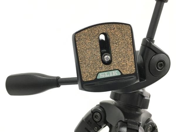 美品な、SLIK PRO500DXⅡ三脚ミラーレス一眼に。レバー式脚径27ｍｍ！
