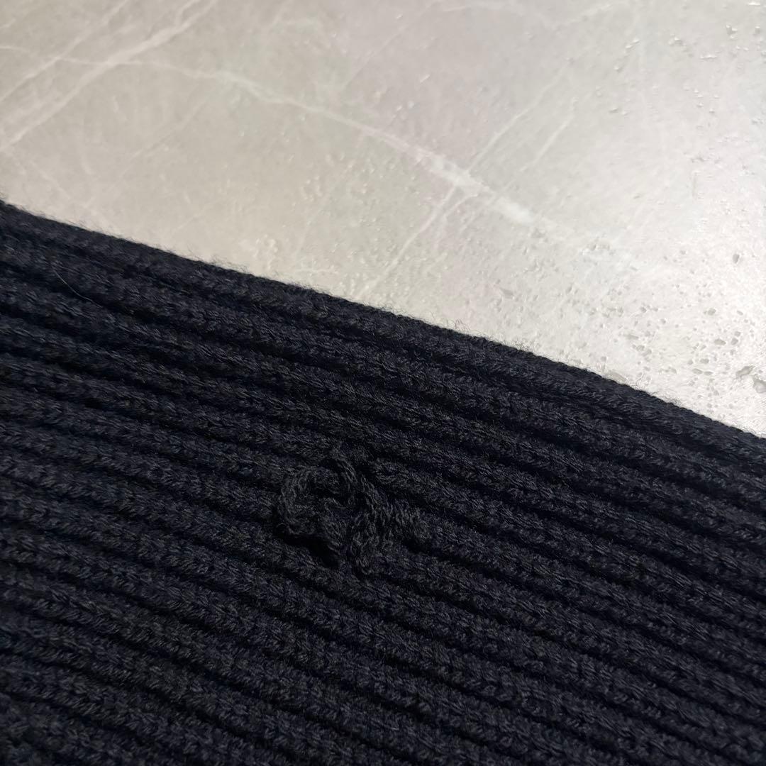 BATONER ブラック ニット　SIGNATURE CREW NECK