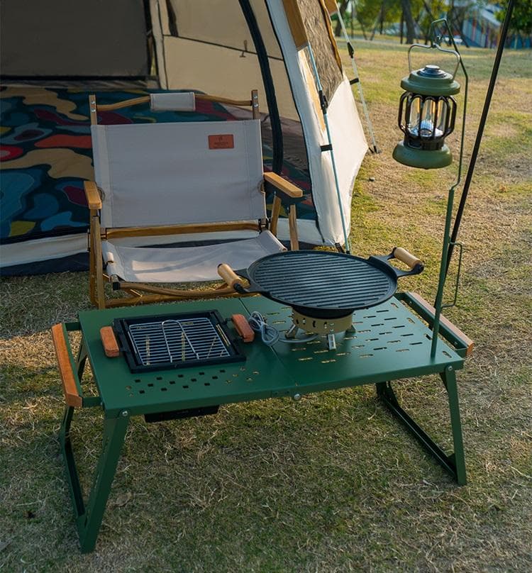 CHANODUG OUTDOOR IGTアイアンテーブル バーベキューテーブル