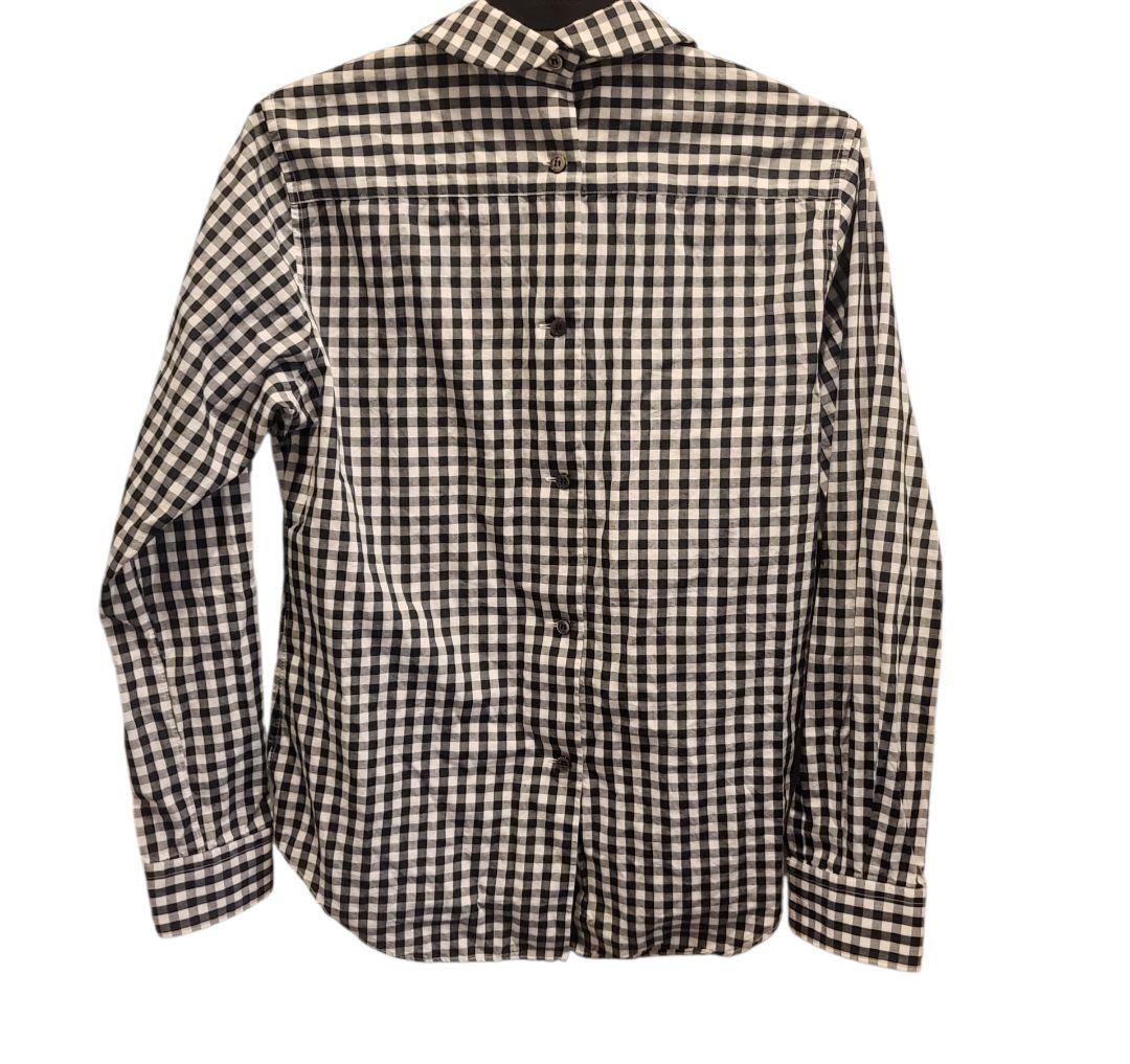 m*i様 コムデギャルソンガール フリル付きギンガムチェックシャツ