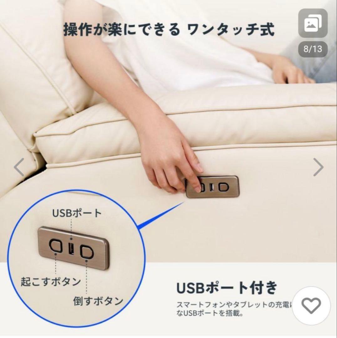 マユゲ犬　Flexispot 電動リクライニングソファ X5