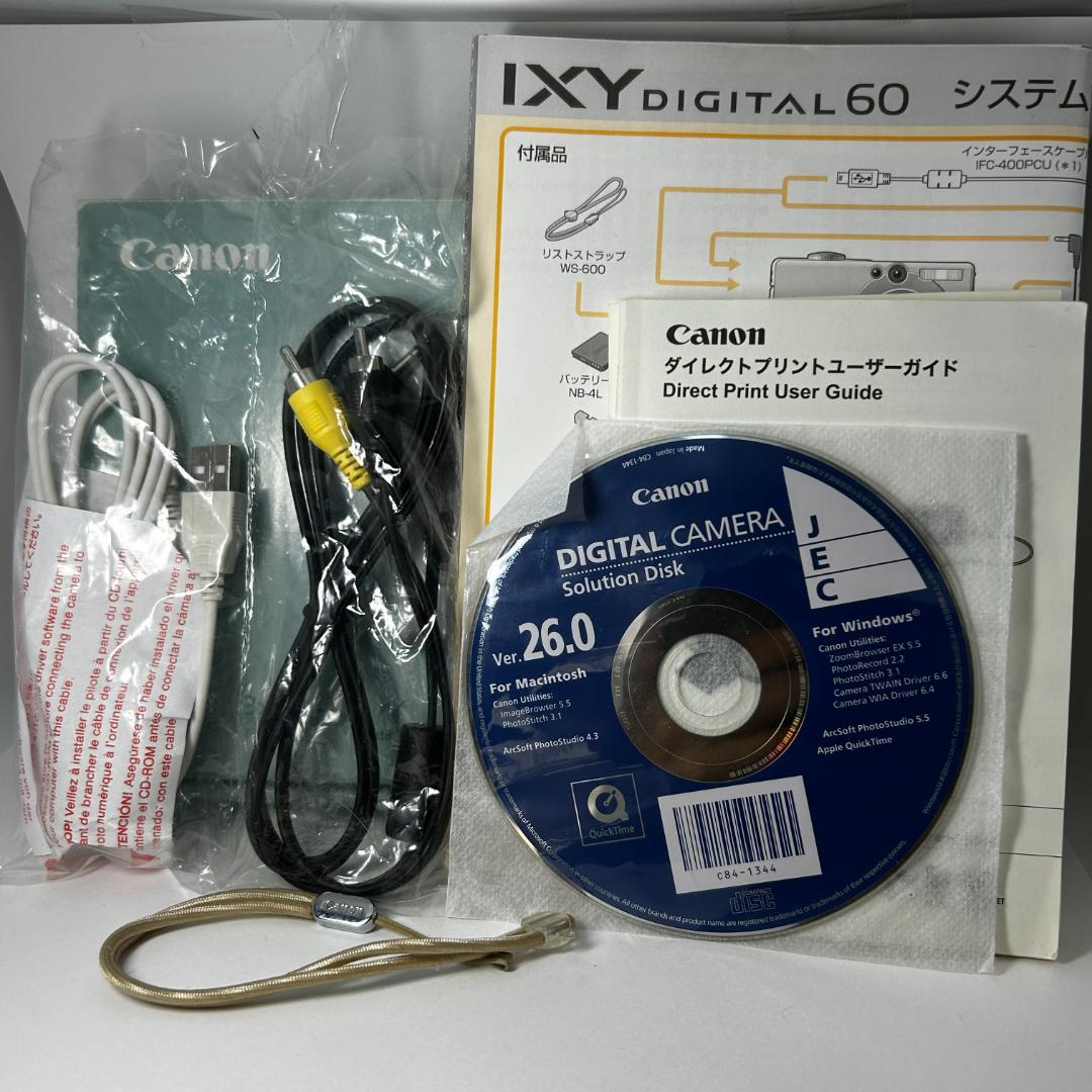 Canon キヤノン IXY DIGITAL 60 シルバー