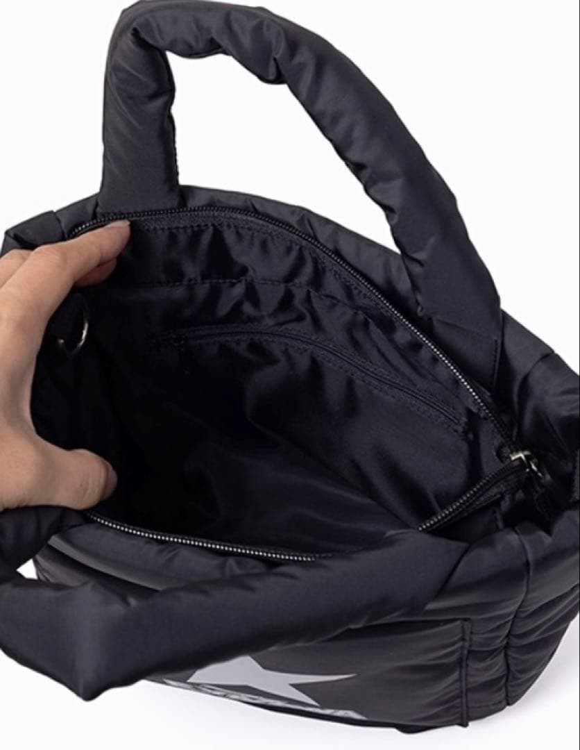 サ*イ様 完売！品切れ！最安値E.YAZAWAダウン風トートバッグ (ロゴ) H