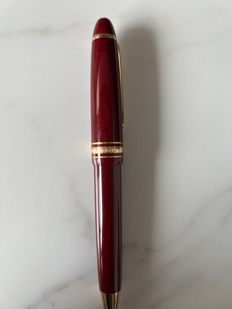 Tender Leather ボールペン ケース　モンブラン　ボールペン　赤