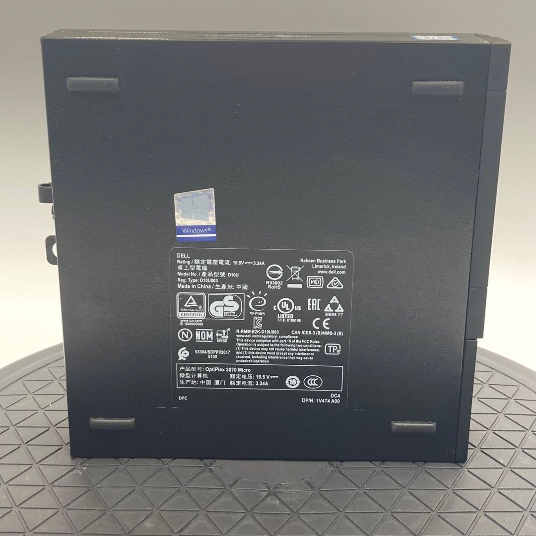 ミニPC 063 DELL OptiPlex3070 i5-9500T 16G 256G