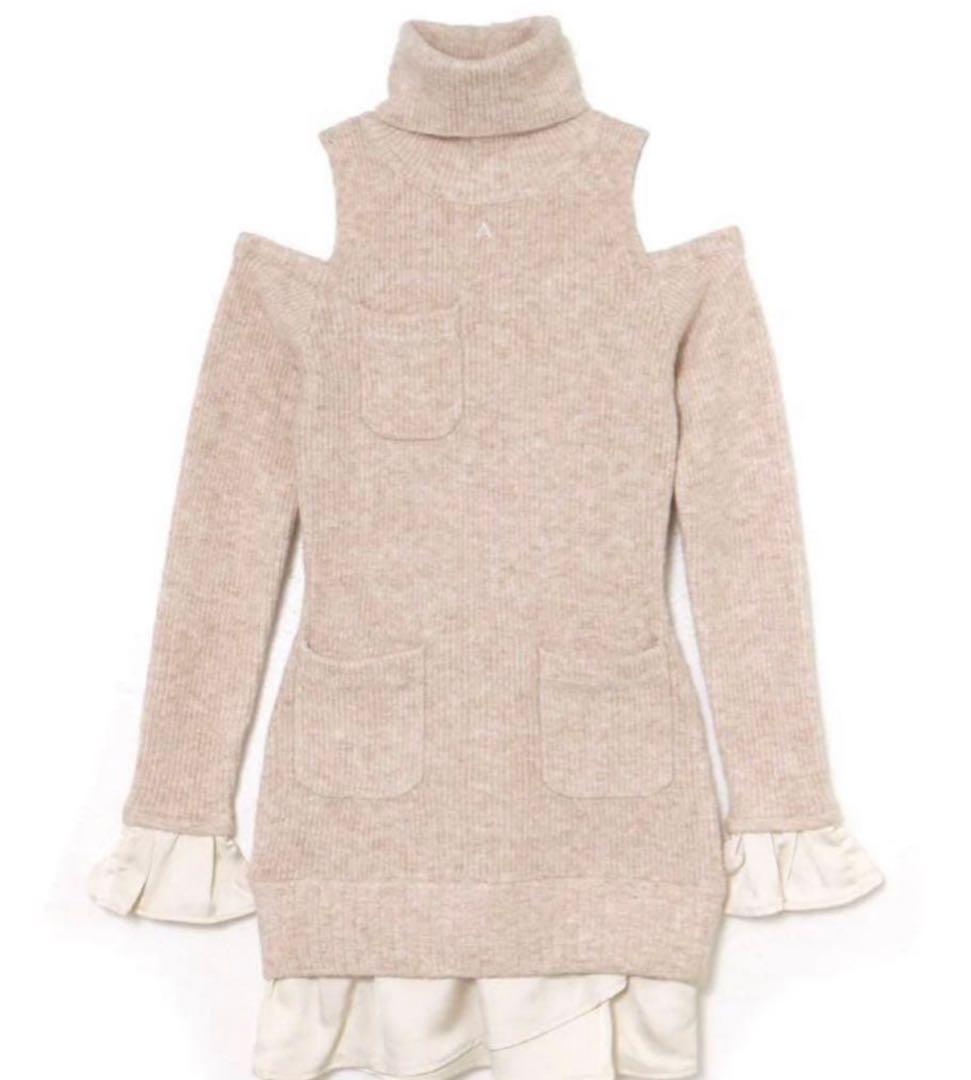 ワンピース andmary Demi knit mini dress