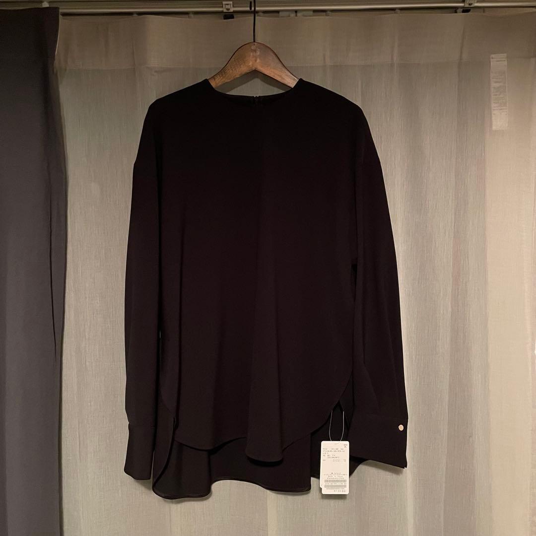 FRAMeWORKダブルクロスタックスリーブブラウス