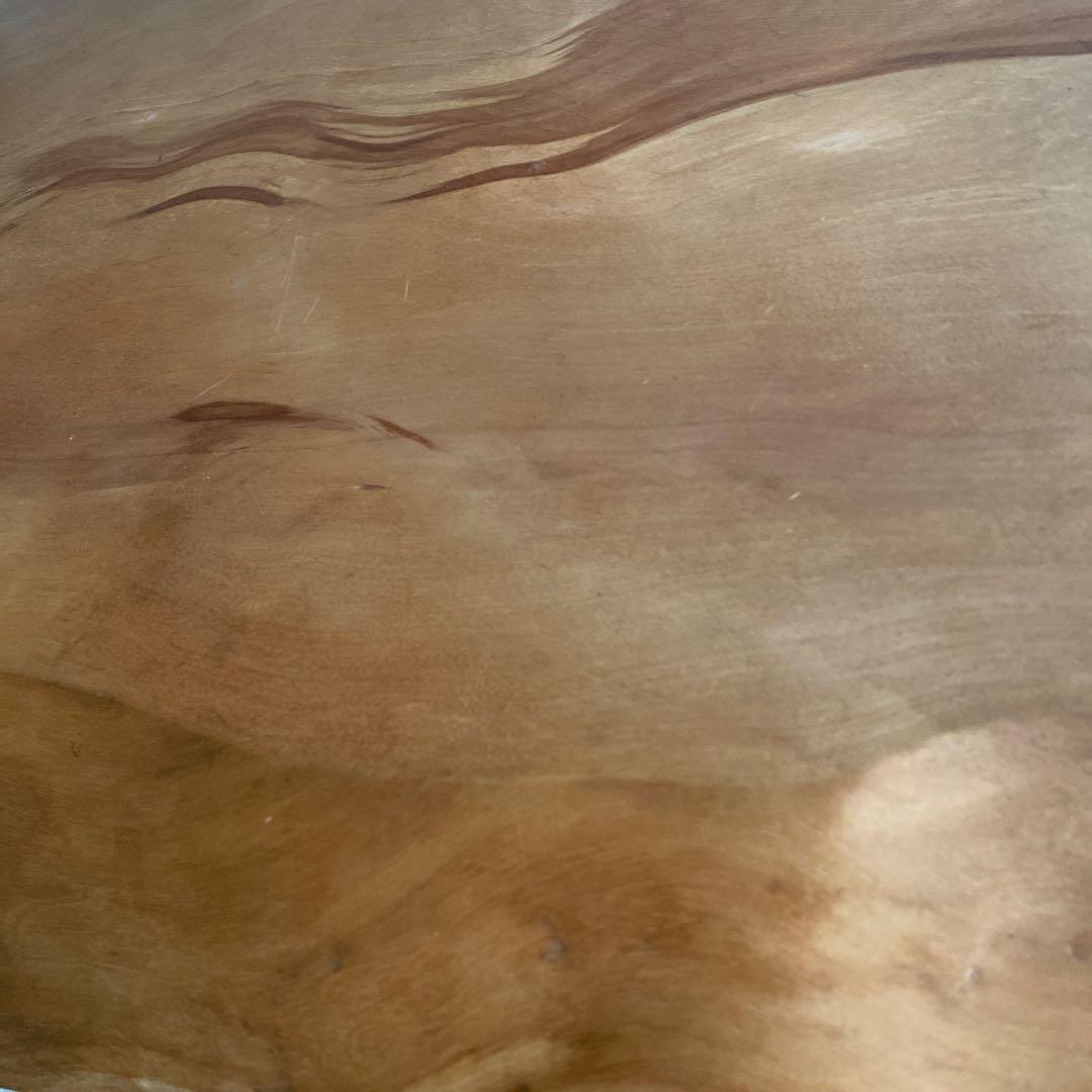 リビングテーブル　一枚板　ミズメザクラ