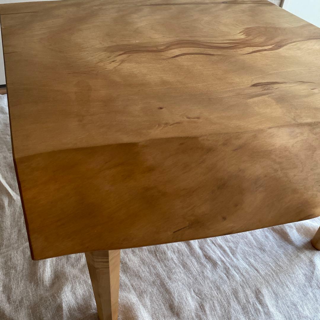 リビングテーブル　一枚板　ミズメザクラ