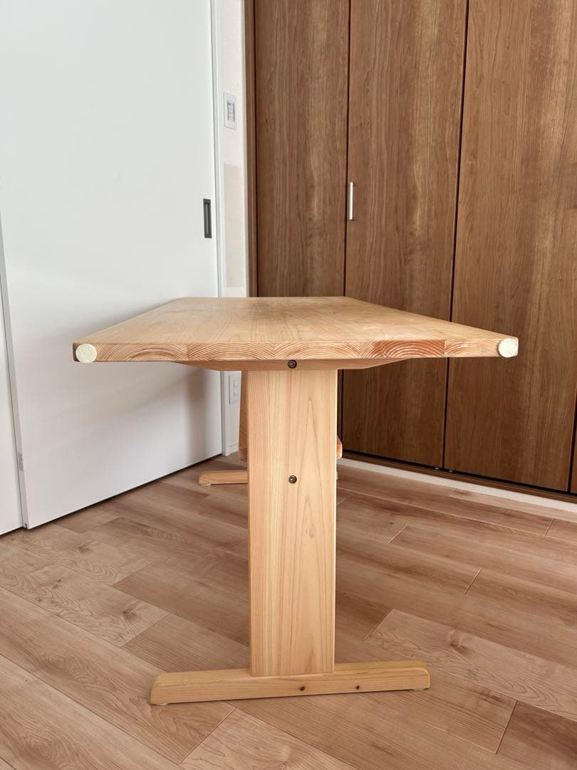 XYL キシル ダイニングテーブルT140国産ひのき無垢材 幅140cm