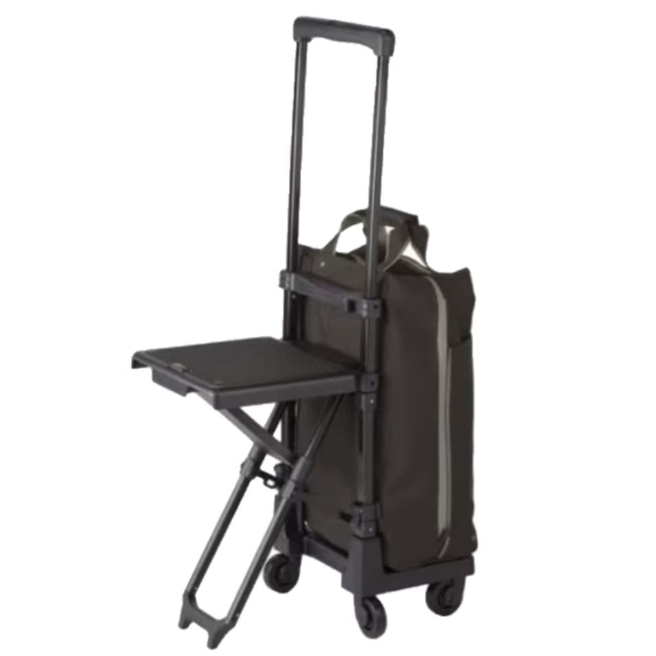 ✨未使用級✨SWANY　スワニー　座れるキャリーバッグ　機内持ち込み可　ブラック