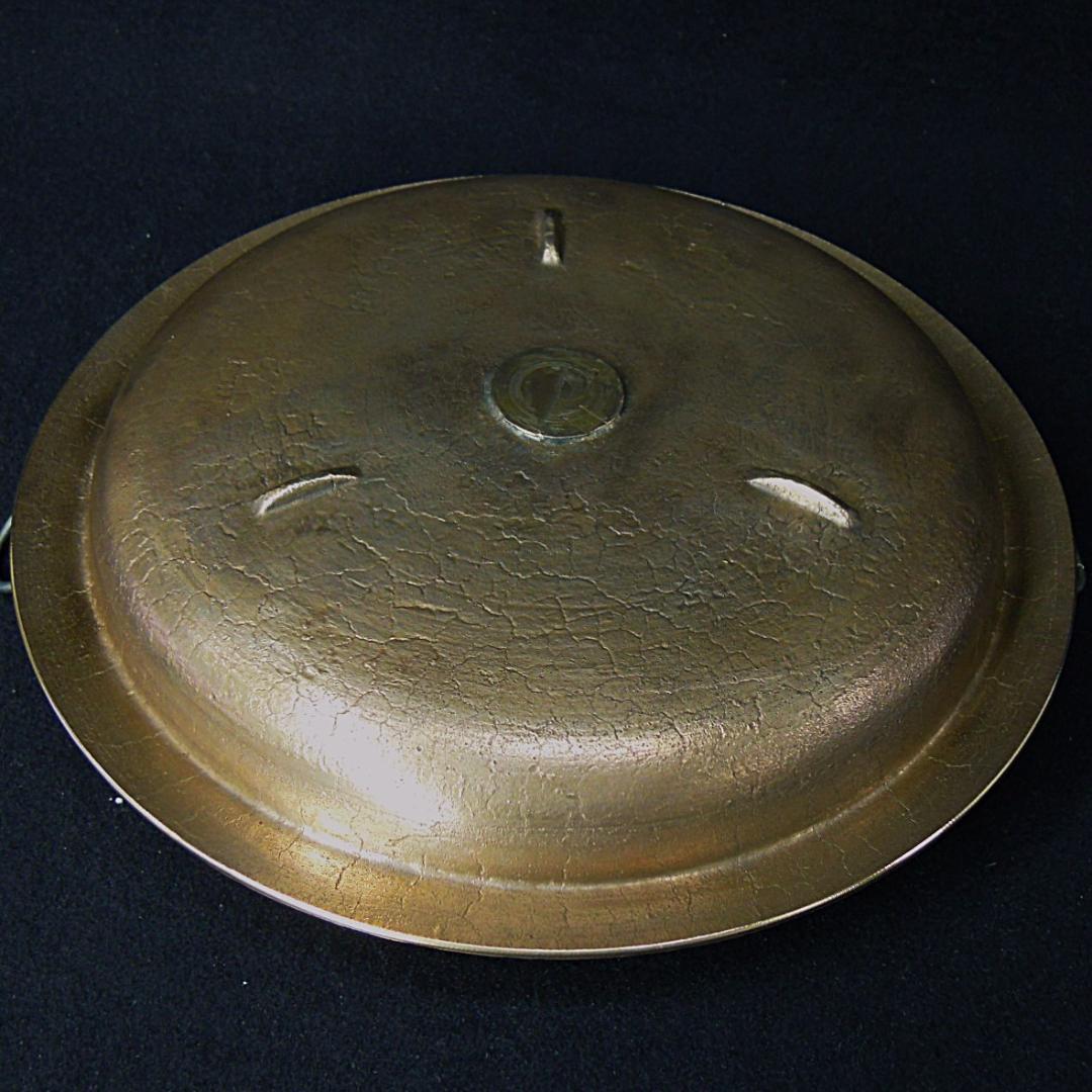 平井鋳造所 砲金鍋 すき焼鍋 1.85kg 在銘 美品 栞 化粧箱に訳有