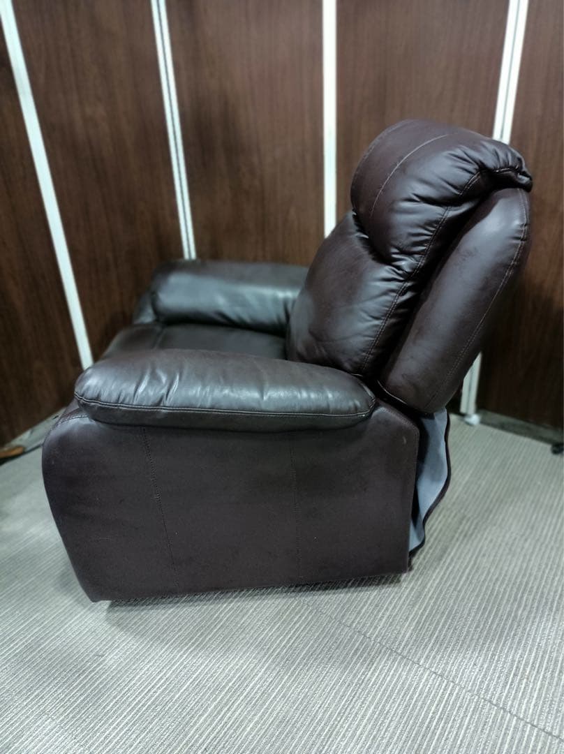 八6402【SHIFFON】シフォン 電動リクライニングソファ(キャスター付)