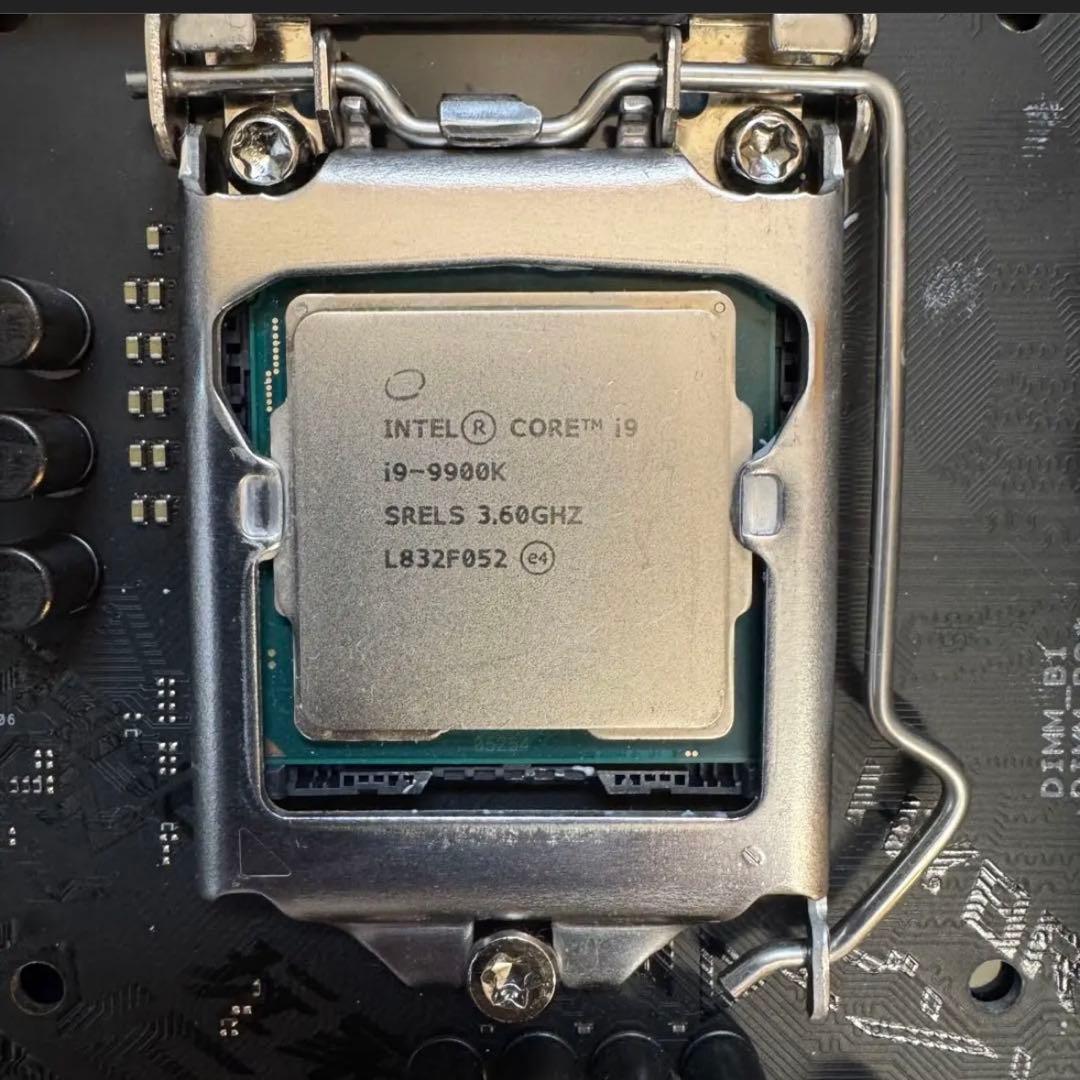 Core i9 9900K マザーボード・メモリ・電源・CPUクーラーセット