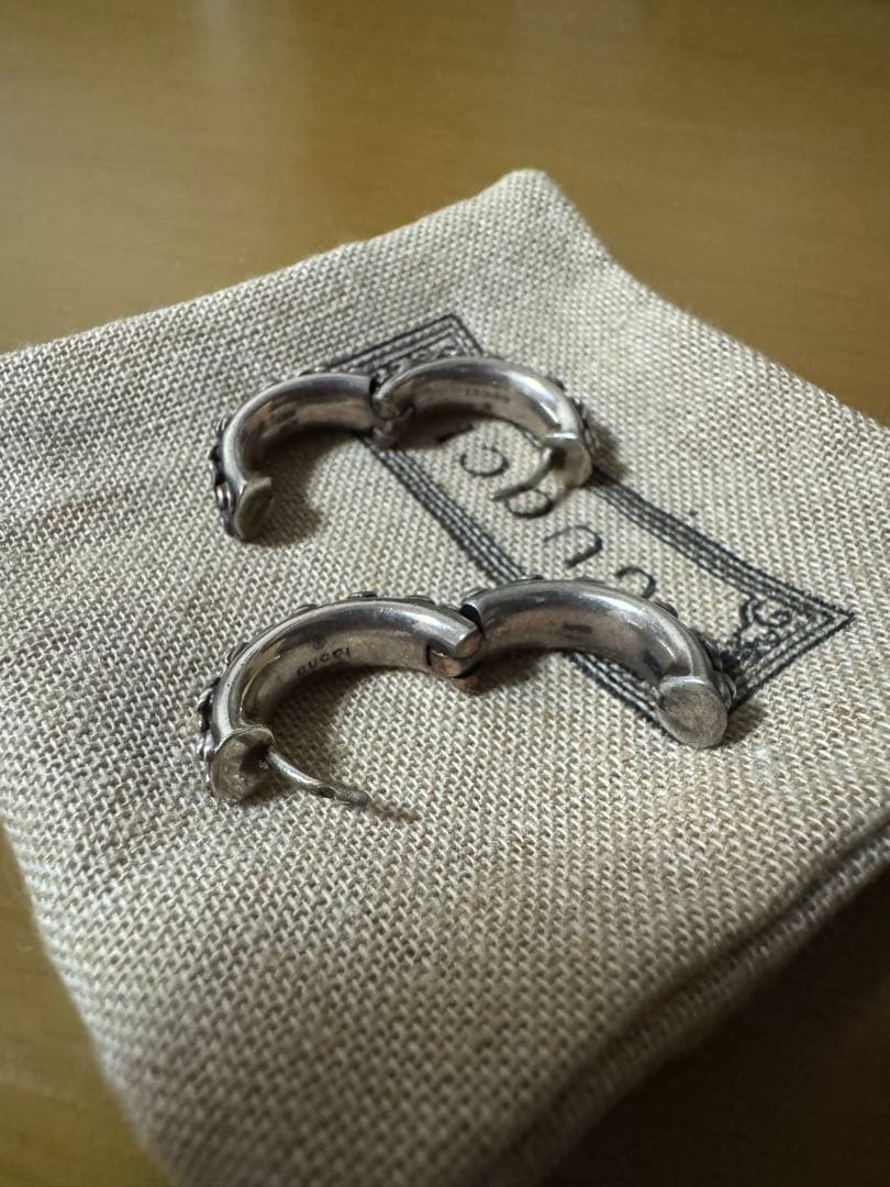 GUCCI ピアス インターロッキングG 花柄 フラワー