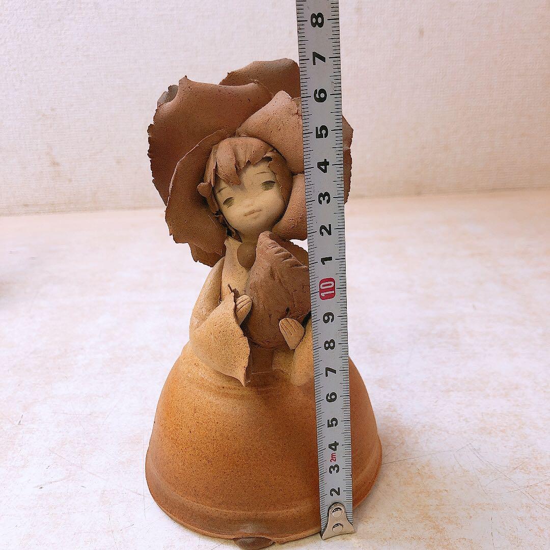 N*g様 ②竹内祥子 陶器作品 陶人形 森の精 薔薇の花 ビスクドール アンティ