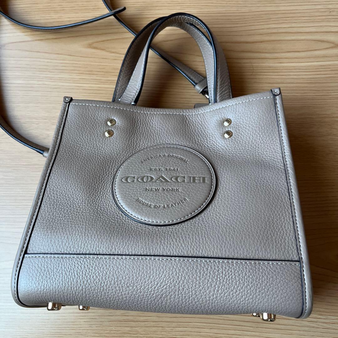 COACH デンプシー トート ショルダーバッグ レザー