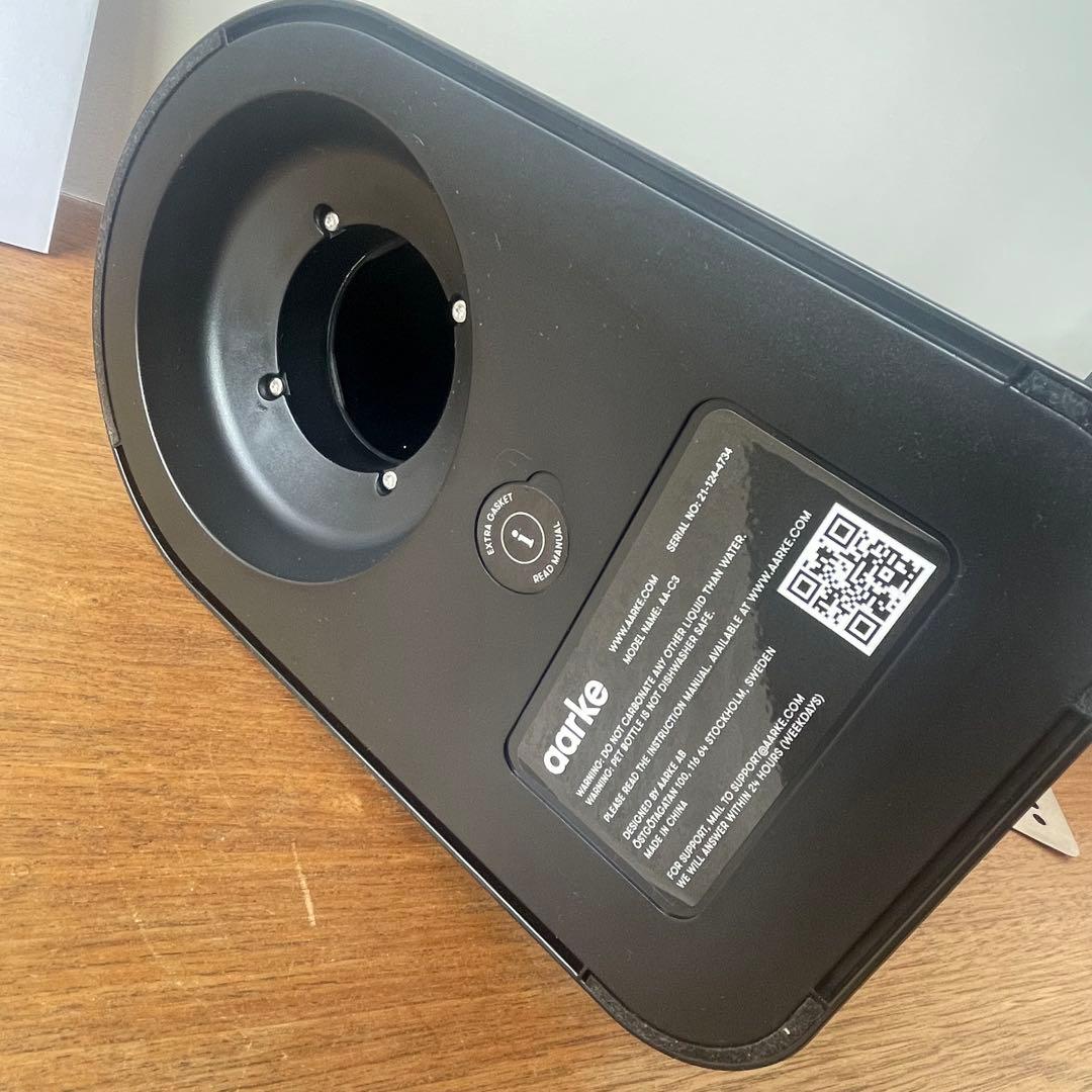 aarke Carbonator 3 カーボネーター3 ブラック 炭酸水メーカー