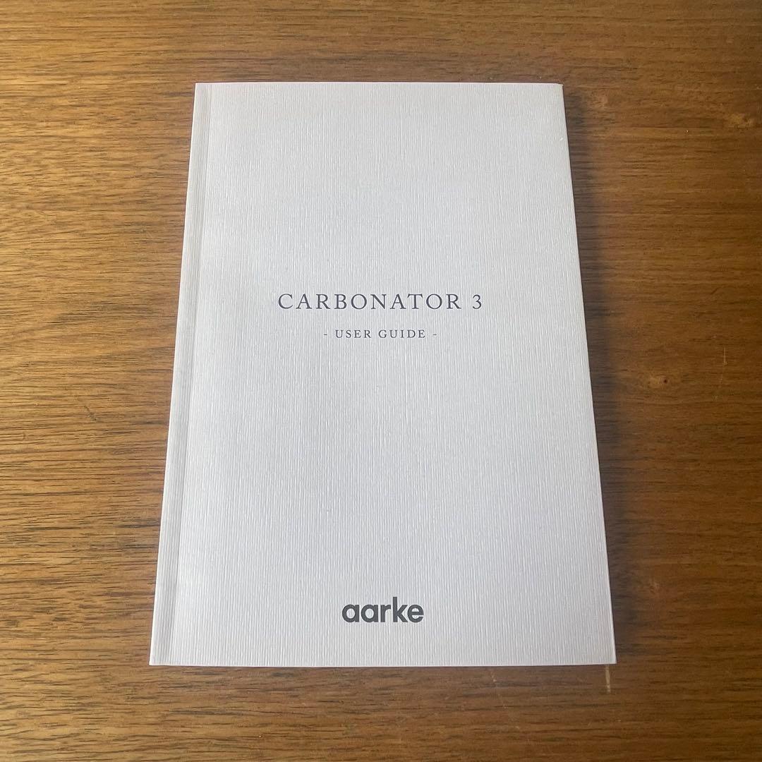 aarke Carbonator 3 カーボネーター3 ブラック 炭酸水メーカー
