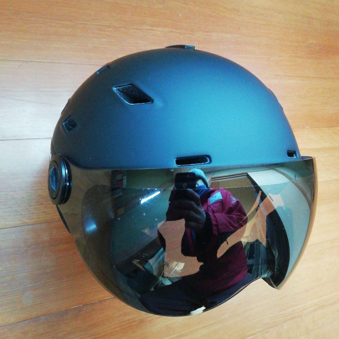 新品未使用 バイザー ヘルメット サイズ M（55cm～58cm）マットブラック