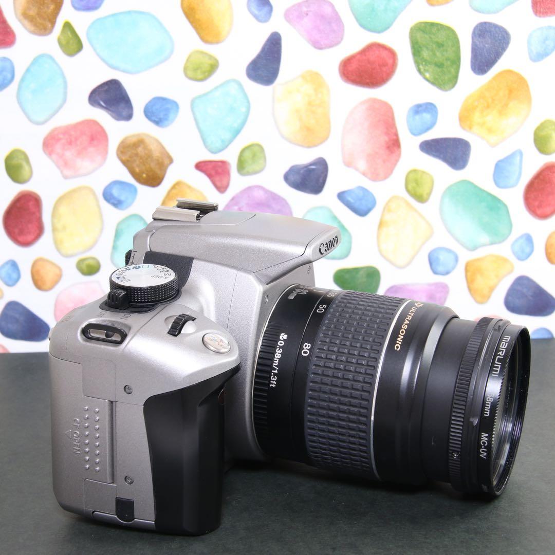 ♥︎◇Canon EOS KISS N ◇レンズキット ◇おしゃれシルバー