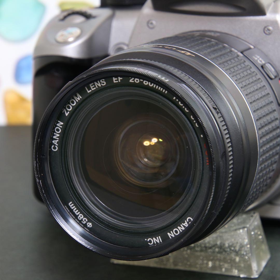 ♥︎◇Canon EOS KISS N ◇レンズキット ◇おしゃれシルバー