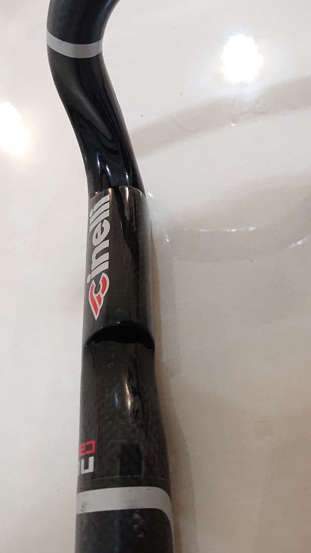 チネリ カーボンハンドル ネオカーボ トリゴン カーボンラップ ステム セット